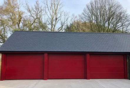 Porte de garage sectionnelle plafond