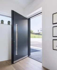 Porte d'entrée alu